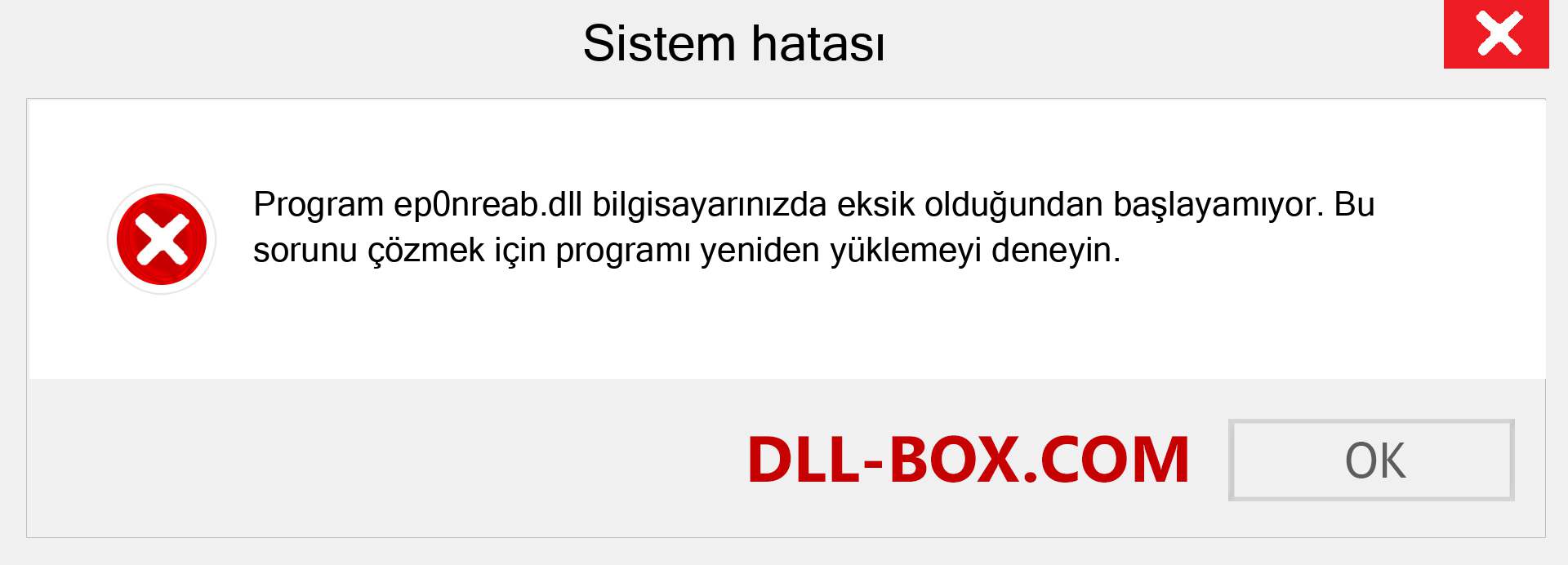 ep0nreab.dll dosyası eksik mi? Windows 7, 8, 10 için İndirin - Windows'ta ep0nreab dll Eksik Hatasını Düzeltin, fotoğraflar, resimler